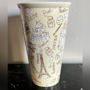 Ceramic double wall tumbler